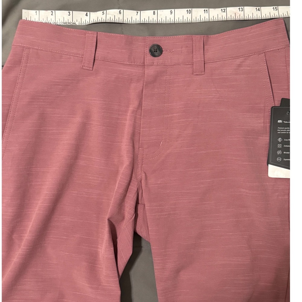 Travis Mathew Mens Shorts Size 30 Heather Rosin Pink Golf Casual - Picture 6 of 9